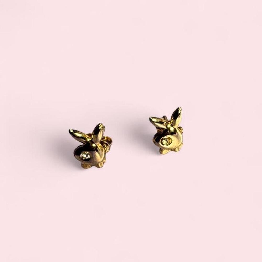 Y2k playboy bunny stud earrings
